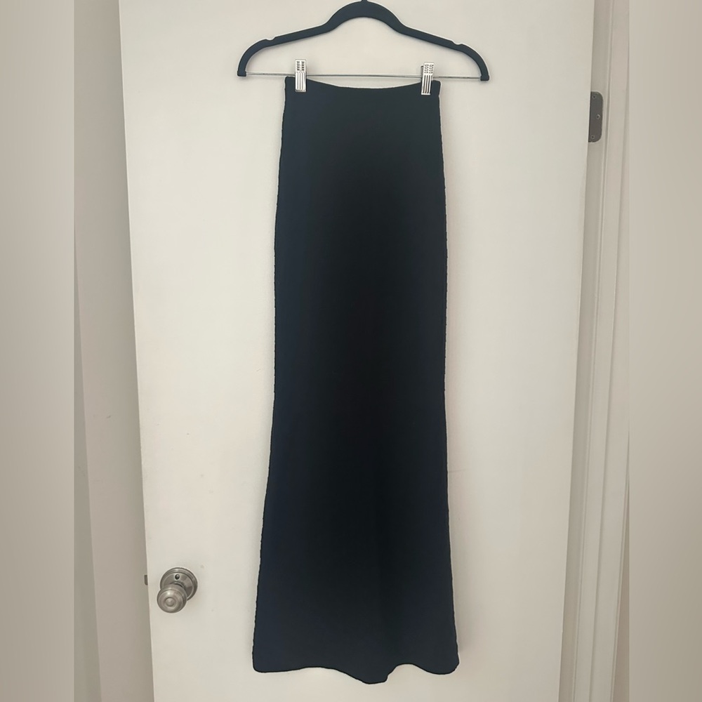 Elegant Black Maxi Skirt